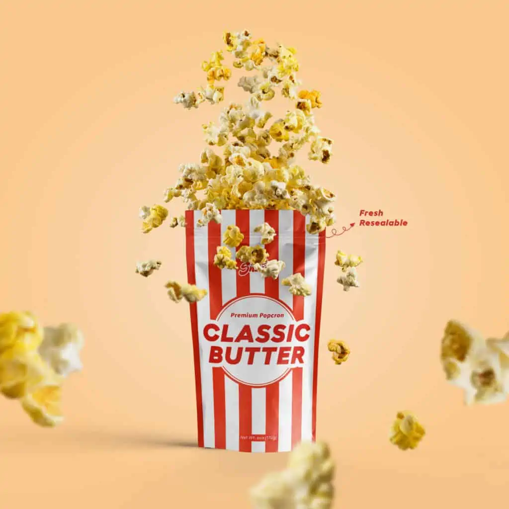 Custom Printed Popcorn Bags